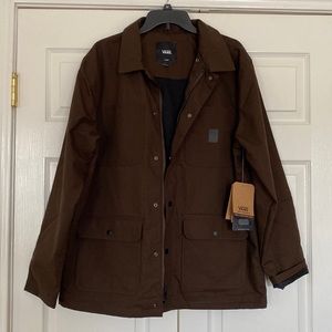 Vans Brown Drill Chore Coat NWT